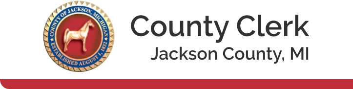 Jackson County MI County Clerk Homepage