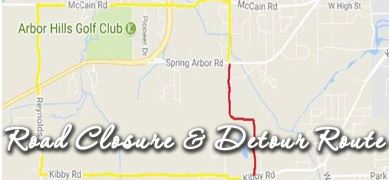 Robinson Road Road Closure/Construction & Detour Route