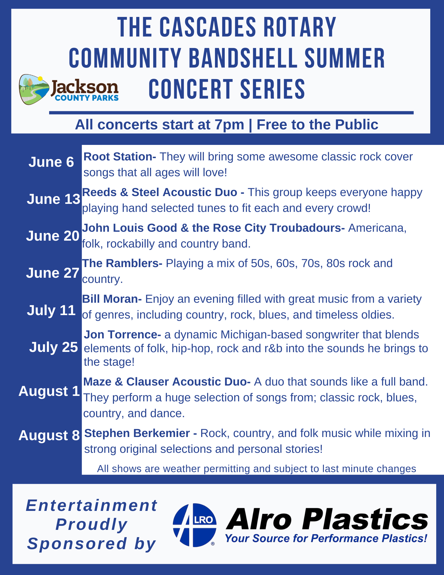 2026 Entertainment Flyer