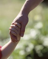 Child and Parent Holding Hands